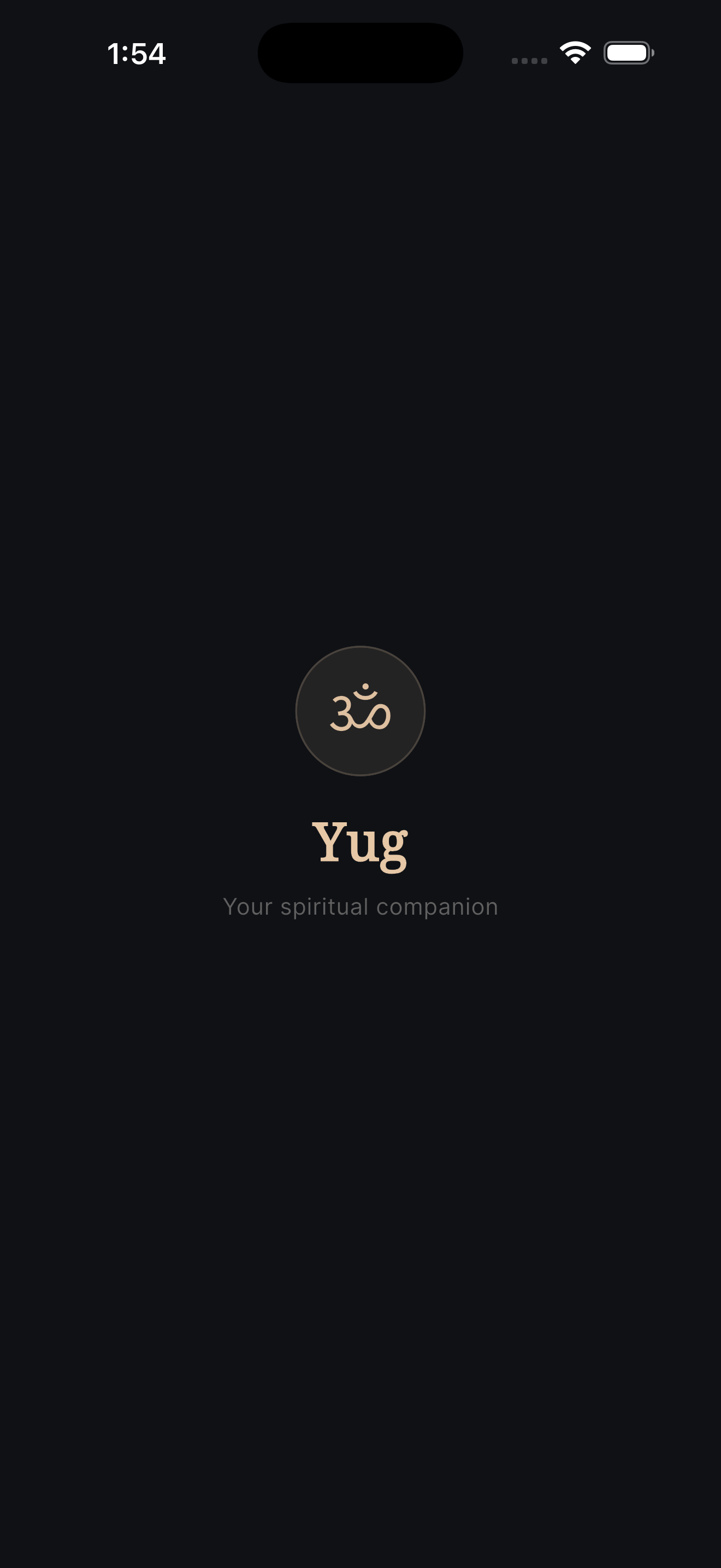 Yug Spiritual app screenshot